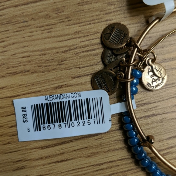 Alex & Ani 2 Nauticall Anchor Beaded Bracelets NWT - Picture 4 of 4